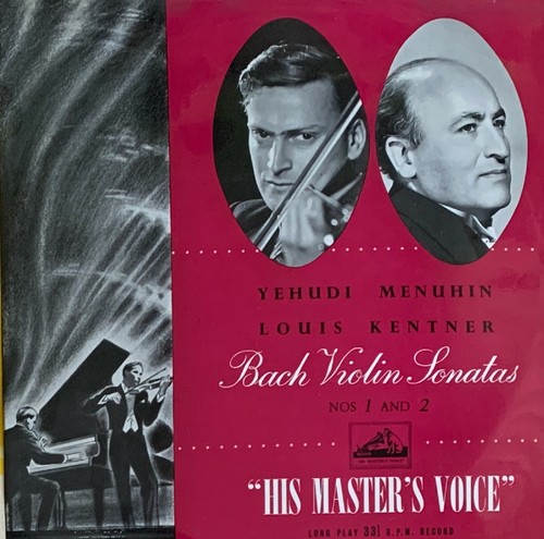 Disco menuhin kentner bach - menuhin,