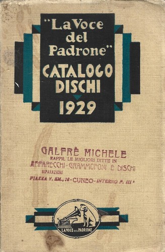 Catalogo generale dischi - catalogo,