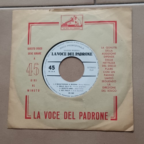 Disco promozionale 45 - ep,