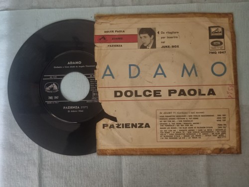 Disco vinile giri adamo - disco,
