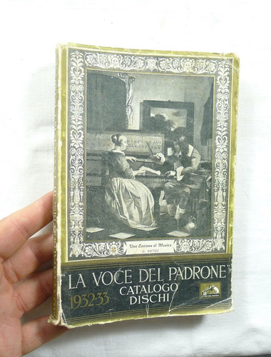 Vecchio catalogo voce del - vecchio,
