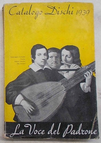 Catalogo dischi 1939 la voce - "la,